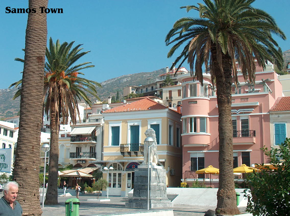 samos town vathi greece